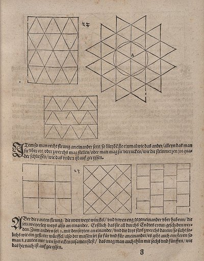 Tessellations with Equilateral Triangles and Squares by Albrecht Dürer